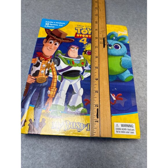 Disney Pixar Toy Story 4 My Busy Books Set with 9 Figurines Storybook & Playmat - Picture 12 of 13